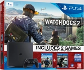 Console PS4 Slim + Watch Dogs 2 + Watch Dogs - 1 To