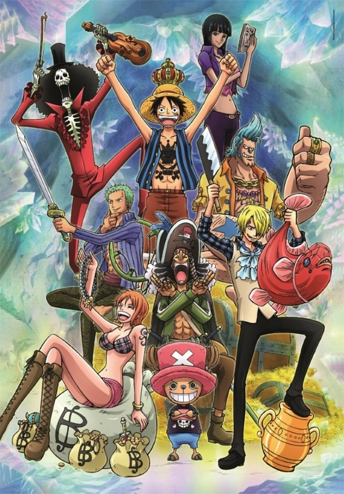 One piece - equipage du chapeau de paille - puzzle 1000p