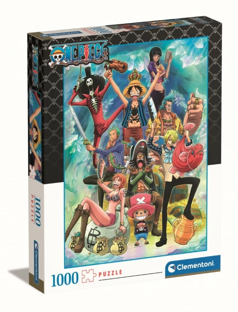 One piece - equipage du chapeau de paille - puzzle 1000p