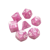 Hdp-12 lot de 7 dés – rose nacré