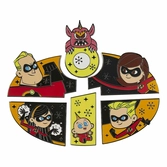 Disney pixar loungefly pop! pin assortiment pin's émaillés incredibles 3 cm (12)
