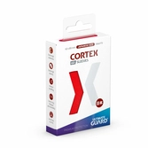 Ultimate guard 60 pochettes cortex sleeves format japonais rouge