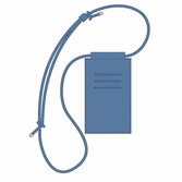 Stitch - etui de téléphone avec cordon - 10 x 18 x 1 cm