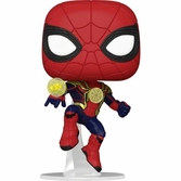 Spider-man: no way home super sized jumbo pop! vinyl figurine spider-man (integrated suit) 25 cm
