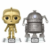 Star wars pack 2 pop! vinyl figurines concept series: r2-d2 & c-3po 9 cm