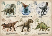 Jurassic world - dinosaures - puzzle 104p