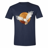 Harry potter t-shirt harry potter hedwig moon (m)
