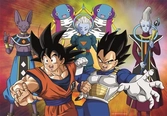 Dragon ball super - goku & vegeta - puzzle cube 500p