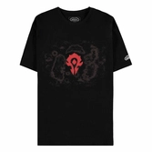 World of warcraft t-shirt logo horde (s)