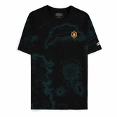 World of warcraft t-shirt azeroth map (l)
