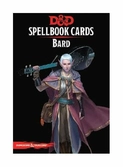 Dungeons & dragons spellbook cards: bard anglais