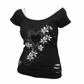 Spiral direct - pure of heart (womens ribbed top)