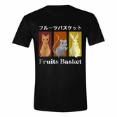Fruits baksket t-shirt cat rabbit cat (l)