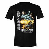 Fire force t-shirt devils footprints (l)