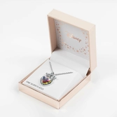 Disney - tiare - collier en laiton plaqué argent + pierre