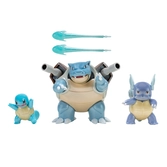 Pokemon - carapuce, carabaffe, tortank - multipack evolution