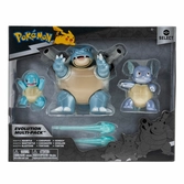 Pokemon - carapuce, carabaffe, tortank - multipack evolution