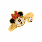 Minnie - bague ajustable - laiton plaqué