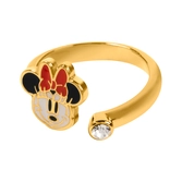 Minnie - bague ajustable - laiton plaqué