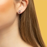 Nbx - 3 paires de clous d'oreilles - laiton plaqué