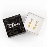 Fee clochette - 3 paires de clous d'oreilles - laiton plaqué