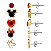 Minnie - set de 5 paires de clous d'oreilles