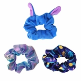 Stitch - accessoires cheveux chouchou" soyeux - 3 pc"
