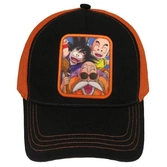 Dragon ball - krilin, goku et roshi - casquette