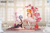 Evangelion statuette pvc 1/7 rei ayanami & asuka shikinami langley: whisper of flower ver. set