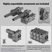 30mm - customize weapons (heavy weapon 1) - model kit