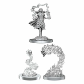 D&d nolzur's marvelous miniatures pack 3 miniatures à peindre dark spellcaster & flameskulls