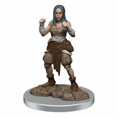 Pathfinder battles deep cuts pack 2 miniatures à peindre half-elf monk female (carton de 2)