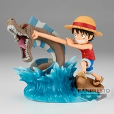 One piece - monkey.d.luffy - figurine wcf-log stories 7cm