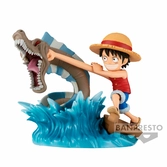 One piece - monkey.d.luffy - figurine wcf-log stories 7cm
