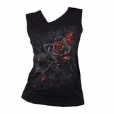 Spiral direct - rose (womens shoulder slant vest)