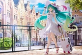 Hatsune miku gt project statuette pvc 1/7 racing miku 2021: private ver. 25 cm