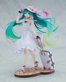 Hatsune miku gt project statuette pvc 1/7 racing miku 2021: private ver. 25 cm