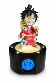 One piece réveil lumineux ruffy 18 cm