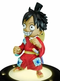 One piece réveil lumineux ruffy 18 cm