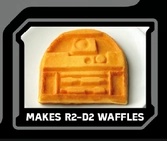 Star wars - r2d2 - gaufrier rond