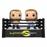Wwe pack 2 pop! movie moments vinyl figurines ss ring w/ triple h/michaels 9 cm