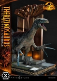 Jurassic world : le monde d'après statuette legacy museum collection 1/15 therizinosaurus final battle bonus version 55 cm