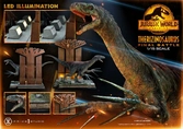 Jurassic world : le monde d'après statuette legacy museum collection 1/15 therizinosaurus final battle bonus version 55 cm