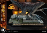 Jurassic world : le monde d'après statuette legacy museum collection 1/15 therizinosaurus final battle bonus version 55 cm