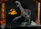 Jurassic world : le monde d'après statuette legacy museum collection 1/15 therizinosaurus final battle bonus version 55 cm