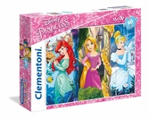 Disney - ariel, raiponce et cendrillon - puzzle maxi 60p