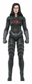 G.i. joe figurine ultimates baroness (black suit) 18 cm