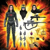 G.i. joe figurine ultimates baroness (black suit) 18 cm