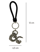 Dungeons & dragons - logo - porte-clés en métal
