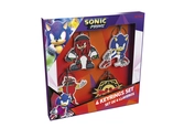 Sonic - personnages - set de 4 portes-clés en caoutchou